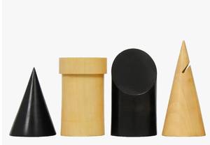 Pions d'échecs en bois minimalistes de luxe, hauteur du roi 3,4 pouces, en bois d'ébène et de buis, au meilleur prix - Product Image 5
