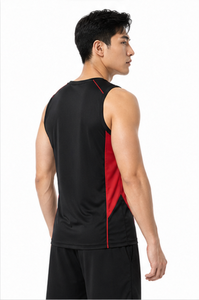 Camiseta sin mangas de punto transpirable de alta calidad, ecológica, de secado rápido, informal, para hombre, estilo hip hop, a la moda, nueva, al por mayor - Product Image 2