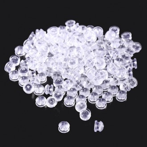 Accessori e componenti Per gioielli in Silicone Per Hamburger pochette 5mm 200 pezzi Per confezione - Product Image 1