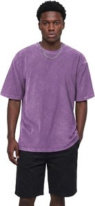 Men's Oversized Acid Wash T Shirt Custom <b>Vintage</b> Streetwear Heavyweight Cotton Blank <b>Tee</b> - Product Image 5