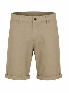 Men's Casual <b>Chino</b> Shorts Cotton Stretch Regular Fit Knee Length <b>Cuffed</b> Bermuda Shorts - Product Image 1