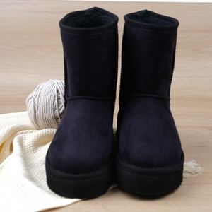 Bottes d'Hiver pour la Neige, pour Garçons et Filles, en Daim Rembourré, Épaisses, Semelle Souple Antidérapante, Chaussures en Coton - Product Image 6