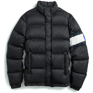 Veste matelassée à capuche pour homme, design optimal, avec logo frontal, respirante, coupe-vent, écologique, séchage rapide, pour l'hiver, longue - Product Image 4