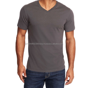 T-shirt pour homme de qualité supérieure à col en V avec logo imprimé, pour la salle de sport, vêtements de sport, fabricant de vêtements - Product Image 2