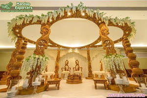 Mandap de Madera Anaya para Bodas Asiáticas en Londres, Mandap de Madera Anaya para Bodas Asiáticas en Londres, Mandap de Madera para Bodas Indias y del Sur de Asia en EE. UU. - Product Image 5
