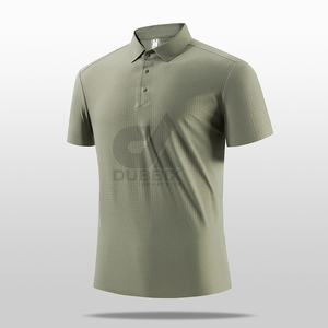 Chemises décontractées pour hommes en coton/polyester de haute qualité, manches courtes, tissu tissé, broderie personnalisable sur le devant, respectueuses de l'environnement - Product Image 4