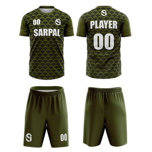 Uniformes de football pour hommes de haute qualité à séchage rapide, personnalisés, 100% polyester, t-shirt et short antibactériens, tenue d'équipe de football - Product Image 6