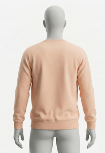 เสื้อสเวตเตอร์ผู้ชาย คอกลม แขนยาว ทรงปกติ สีพื้น ผ้าถัก - Product Image 2