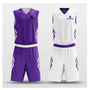 Conjunto de Uniforme de Baloncesto Reversible Personalizado para Hombre, Incluye Camiseta y Pantalones Cortos de Secado Rápido para Deportes de Equipo - Product Image 3