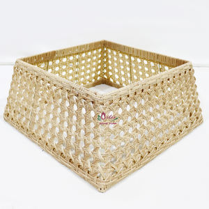 Artex Dong Thap Usine Matière première Herbe de mer séché Jacinthe d'eau Artisanat Paniers faits à la main Vietnam CH4595A-1BR - Product Image 1