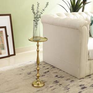 Table d'appoint classique en métal pour salon, chambre, décoration intérieure, table basse, table de chevet, design traditionnel, durable, prix de gros - Product Image 5