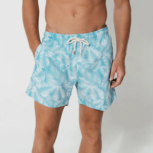 กางเกงว่ายน้ำชายแบบแห้งเร็ว กางเกงชายหาดน้ำหนักเบาสำหรับฤดูร้อน ผ้าโพลีเอสเตอร์ผสมคอตตอน 100% - Product Image 1