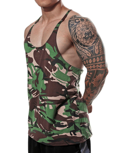Customer Demanding Men's Sleeveless <b>Stringer</b> <b>Vests</b> High Quality 4 Way Stretch Racerback Fitness Clothing Gym Tank Tops Men - Product Image 2