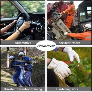 Keystone Thumb Driving Gloves Abrasion Resistant Anti Cut Leather Driver Gloves Durable Construction <b>Builders</b> Safety Work Gloves - Product Image 6