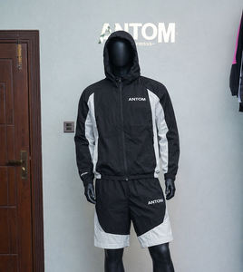 ชุดเซ็ตเสื้อยืดและกางเกงขาสั้นผู้ชาย ผ้าฝ้าย 100% สไตล์ลำลอง แฟชั่นใหม่สำหรับฤดูร้อน ลายปักแบบดิสเทรส คุณภาพสูง เหมาะสำหรับออกกำลังกาย - Product Image 2