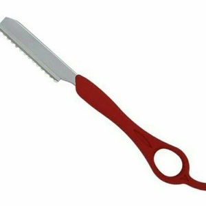 Rasoirs professionnels de salon en acier inoxydable à lame unique, rasoir de barbier, 100 pièces + 1000 lames A6100, couteau à effiler les cheveux à coupe précise - Product Image 5