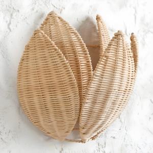 Venta al por mayor habitación de niños lámparas de techo de ratán forma de flor lámpara colgante mejor precio luces de noche para el dormitorio de los niños - Product Image 1