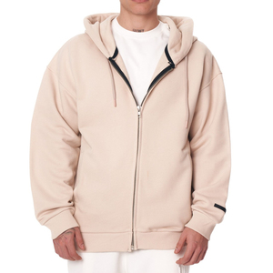 Sudadera con capucha extragrande para hombre, con cierre de cremallera, forro polar suave, ropa exterior cómoda para el invierno - Product Image 1