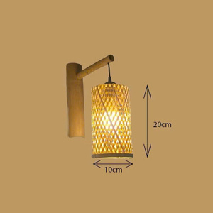 Eco Bamboo Lantern-Lámpara decorativa tejida natural de Vietnam - Product Image 1