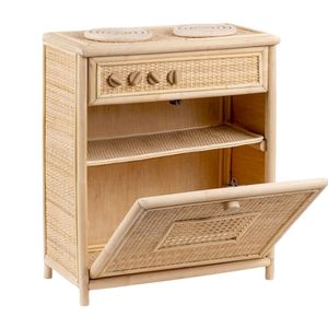 Meilleures ventes : Cuisine de jeu en rotin écologique pour enfants, ensemble de jeu de cuisine, vente en gros directe d'usine, prix abordables, design personnalisable - Product Image 1