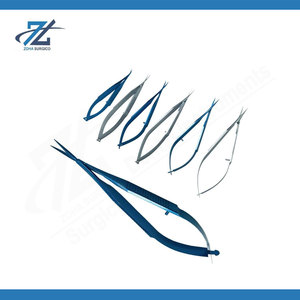 Micro-ciseaux chirurgicaux TC Castroviejo 12 cm en carbure de tungstène, outil de microchirurgie de haute précision, instruments chirurgicaux - Product Image 6
