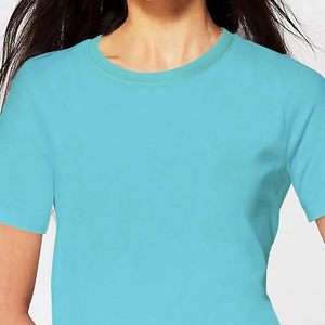 เสื้อยืดผ้าฝ้ายอินทรีย์ของผู้หญิงทรงเข้ารูปผ้านิ่มระบายอากาศได้ดีผ้าเนื้อนุ่มลำลองเป็นมิตรต่อสิ่งแวดล้อม - Product Image 2