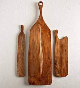 Handcrafted Wooden Chopping <b>Block</b> Rectangle <b>Shape</b> Dishwasher Safe & Non-Toxic - Product Image 2