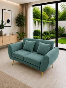 โซฟาสีเขียวมรกตสไตล์มินิมอล รุ่น 221 ROMA Sage ชุดโซฟาสำหรับห้องนั่งเล่น อพาร์ทเมนท์ โรงแรม ใช้ผ้าแบบกำหนดเองที่เป็นมิตรกับสิ่งแวดล้อม - Product Image 5