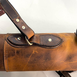 Bolsa de Cuero para Pistola de Buena Calidad, Repelente al Agua, Hecha a Mano con Cuero Genuino, Bolsa de Cuero para Pistola de Alta Calidad con Respaldo Suave - Product Image 5