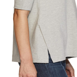 เสื้อยืดแขนสั้นทรงหลวมคุณภาพสูง ดีไซน์ใหม่สำหรับฤดูร้อน OEM ลายใหญ่  รับสกรีนโลโก้ แฟชั่นคอกลมสำหรับผู้หญิง - Product Image 6