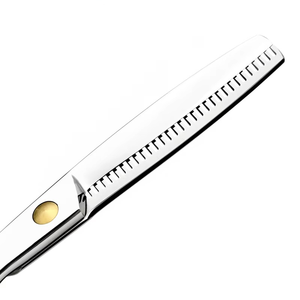 Ciseaux à cheveux en acier inoxydable pour la coiffure et l'éclaircissement des cheveux, à pointe arrondie, pour droitiers, longs, pour salon et barbier - Product Image 6