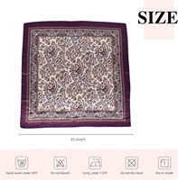 Pañuelo para la Cabeza de Alta Calidad, Satinado, Colorido, con Logotipo Personalizado Sublimado, a Bajo Precio, para Hombres y Mujeres