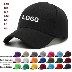 Classic Mens Acrylic <b>Plain</b> Hats Wholesale High Quality Custom Embroidery 6 Panel <b>Baseball</b> <b>Cap</b> - Product Image 5