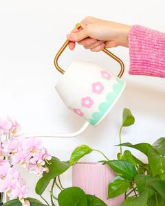 Arrosoir de jardin multifonctionnel en métal avec un design élégant et pratique pour la maison et le jardin - Product Image 1