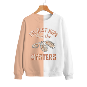 Sudadera Extra Grande de Algodón Personalizada para Mujer, Cuello Redondo, Transpirable, con Diseño de Lentejuelas Bordadas y Parches, Forro de Manga Larga, 2 Colores - Product Image 2