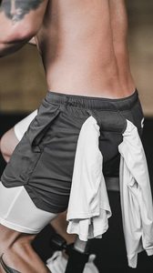 Shorts de Compression en maille camouflage pour hommes, nouveaux Shorts de Fitness, de Gym avec poche, pour vie quotidienne, vente en gros, été, - Product Image 4