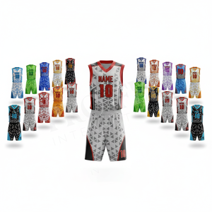 Competition Latest Style Sleeveless Basketball Jersey for Youth OEM ODM Sublimated Athletic Sportswear Manufacturer Shorts Set - Product Image 1