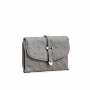 กระเป๋าเครื่องสำอางสีเทาลำลองสะดวก P97638ใช้ทุกวันกระเป๋าและเคส - Product Image 2