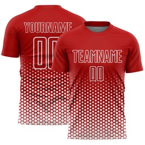 Nuevo Conjunto de Uniforme de Fútbol Personalizado con Colores y Logotipo, Camiseta y Pantalones Cortos de Fútbol para Jugadores, 100% Poliéster, Secado Rápido, Alta Calidad, 3D - Product Image 2