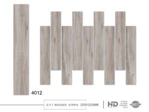 Baldosa de porcelana de 200x1200 mm con superficie mate suave, diseñada para crear una profundidad visual alargada y una armonía refinada en el suelo. - Product Image 5