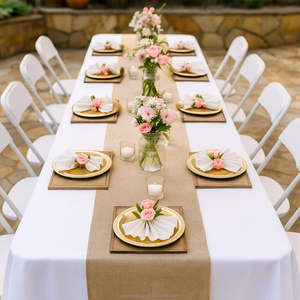 Rouleau de tissu de jute écologique résistant à l'abrasion, 12 pouces de large x 22 yards de long, naturel, pour projets d'artisanat et décoration intérieure - Product Image 2