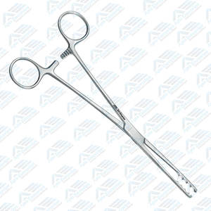 Fuente de alimentación manual para aplicación de esponja y apósito Fórceps de tampón de 26,5 Cm Fórceps de acero inoxidable Ulrich Instrumento médico - Product Image 5