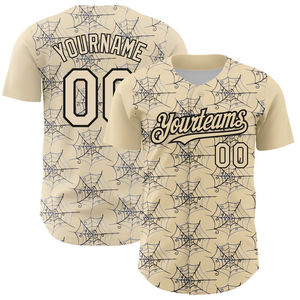 Camiseta de Béisbol Amarilla Personalizada al por Mayor, Transpirable, de Secado Rápido, Cuello en V, Tallas Grandes, Impresión por Serigrafía, 100% - Product Image 2