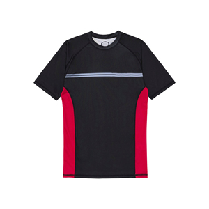 Haut de compression personnalisé pour homme à manches courtes, protection UV, séchage rapide, pour entraînement BJJ et MMA (No-Gi), sublimation OEM - Product Image 3