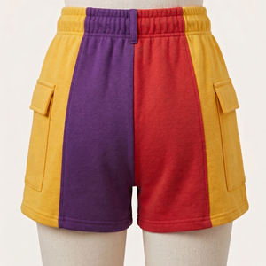 Cargo Sweat Shorts Women's Custom <b>Drawstring</b> Waist Jogger Fleece Shorts Women’s Jogging Cargo Sweat Shorts Ladies - Product Image 2