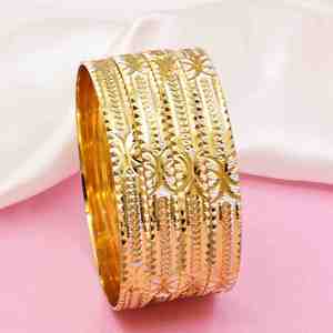 Brazaletes CNC de latón chapado en oro de dos tonos, tradicionales sudafricanos, de 8 mm, chapados en dos tonos, al por mayor - Product Image 1