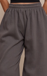Pantalones de chándal premium de pierna ancha para mujer, de cintura alta, ajuste holgado informal, pantalones de descanso, joggers de pierna recta, atléticos, al por mayor - Product Image 5