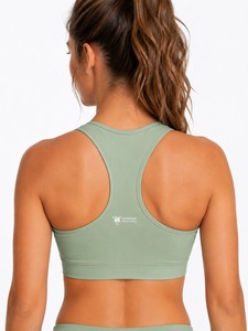 Soutien-gorge de sport pour femme, dernière conception, haute qualité, tissu doux, compression, écologique, respirant, service OEM sur mesure - Product Image 6