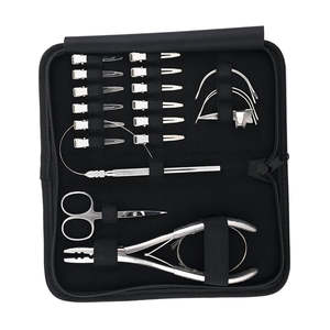 Kit de Pinzas para Extensiones de Cabello de Acero Inoxidable de Lujo, Color y Tamaño Personalizados, Doble Punta, Alta Calidad, ANAAIF - Product Image 6