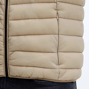 Men's Quilted Down Alternative Vest Puffer <b>Waistcoat</b> Zip Up Sleeveless Jacket Winter Outdoor Layering Casual Windproof - Product Image 6